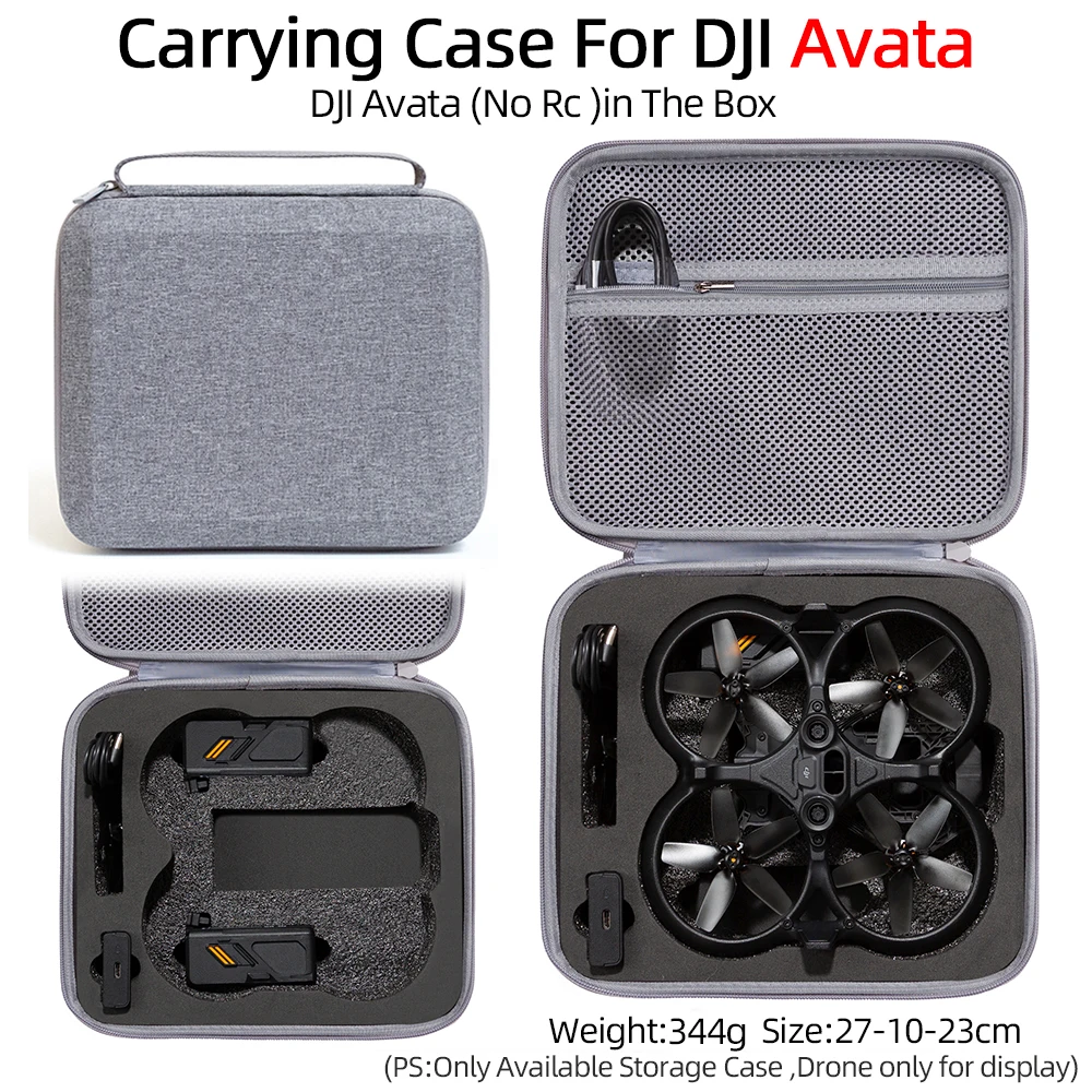 Drone กระเป๋าสำหรับ DJI Avata DJI ข้ามเครื่อง DJI Avata แบบพกพาอุปกรณ์เสริมกระเป๋า