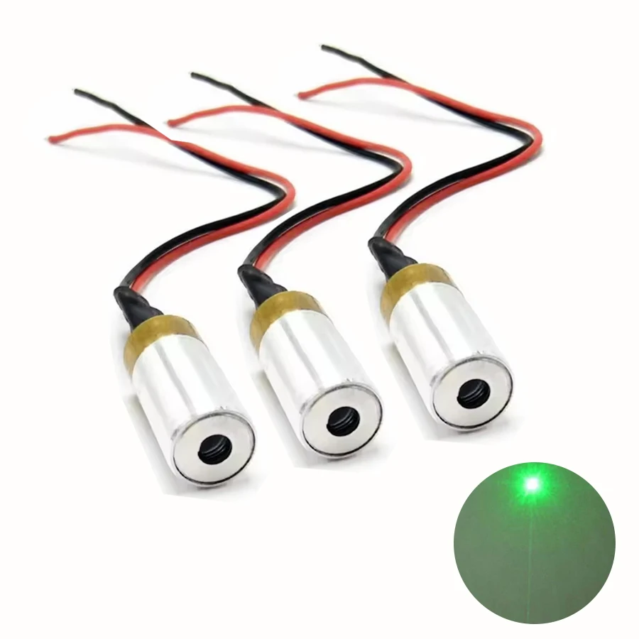modulo-de-diodo-laser-verde-brilhante-de-532nm-30mw-com-driver-de-37v-5v