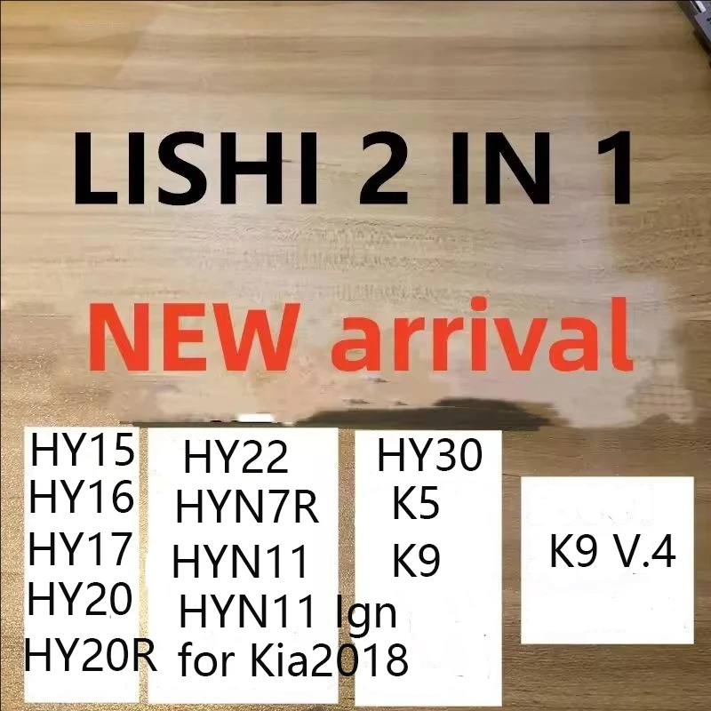 NUEVO 2026 Lishi Herramienta 2 en 1 HY20 HY20R HY22 HY30 HYN7R HYN11 HYN11 ign HY15 HYN14R HY16 HY17 HY17 Lector de llaves