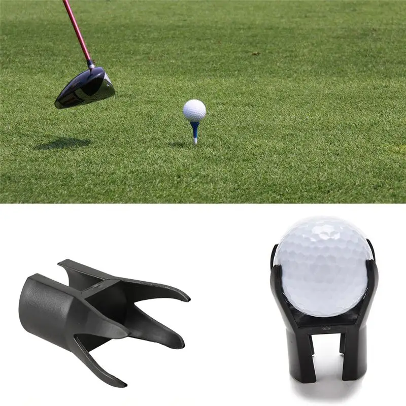 Golf Ball Pick Up Tool Putter Open Pitch Retriever Tool Golf Ball Pick Up Claw Sucker Put On Putter Grip Golf Training Aids