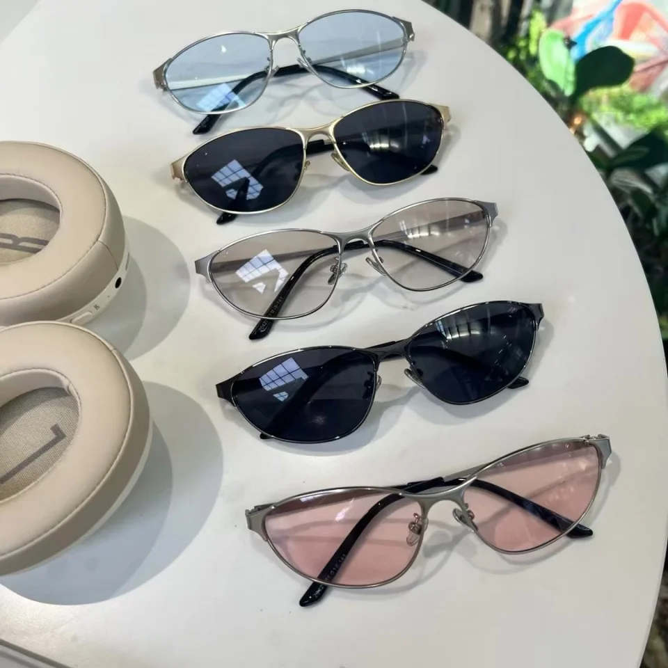 New High end Trend Brand Design Women's Cat Eye Sunglasses Outdoor Travel Fashion Party Decoration UV400 Men's Luxury Sunglasses