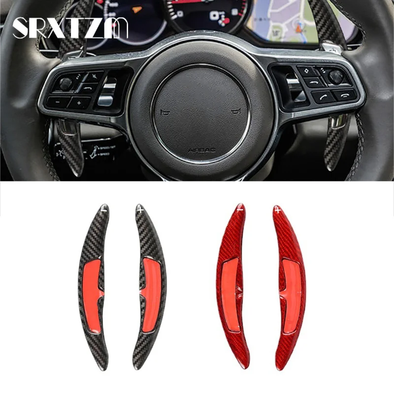 

Carbon Fiber Car Steering Wheel Shift Paddle Add On Extension Shifter For Porsche Panamera Macan Cayenne 718 918 911