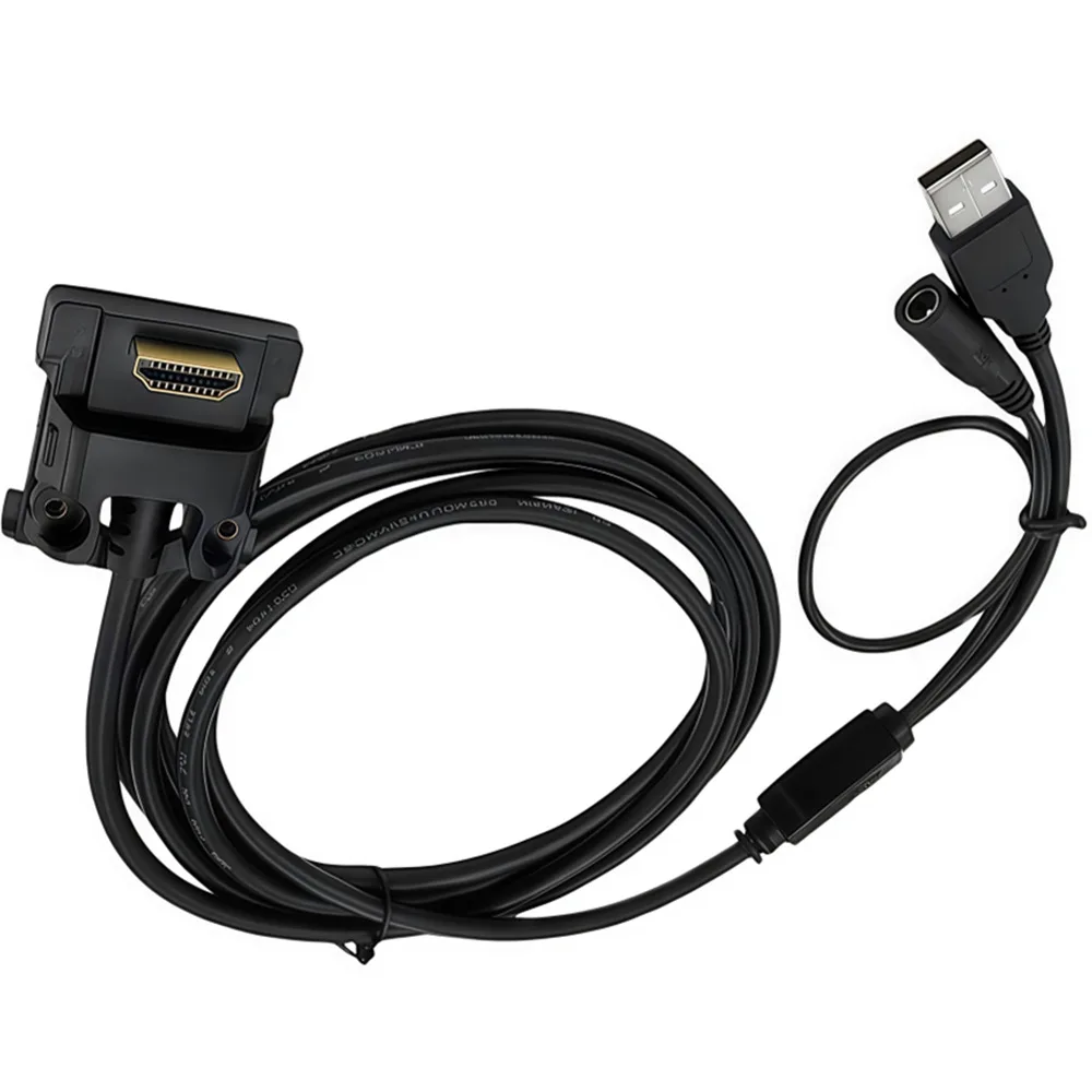 USB 2.0 A revolving HDTV elbow data cable for Yinjienico POS credit card terminal, 2 meters