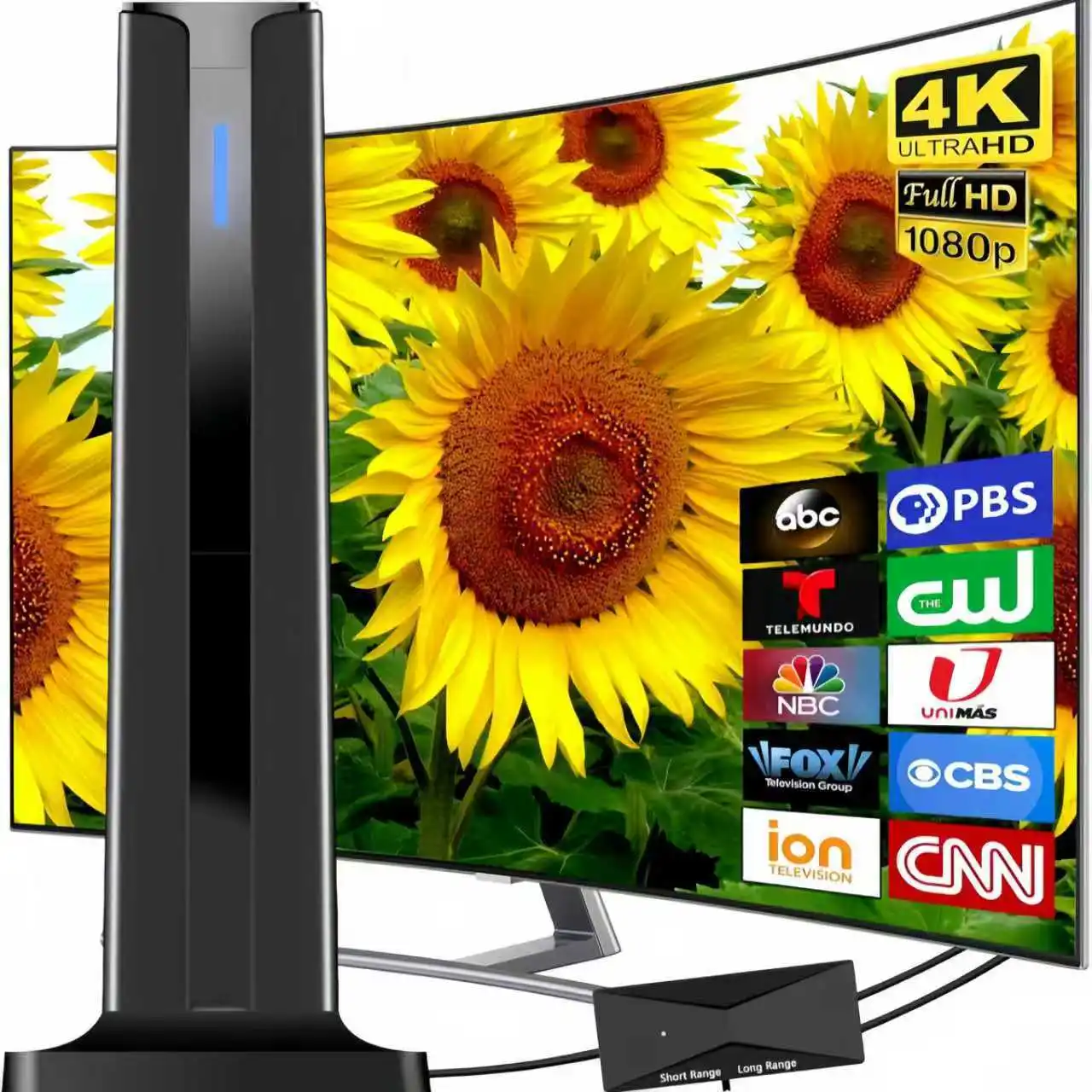 New vertical digital TV antenna for high-definition terrestrial signals, indoor and outdoor DTMB DTV-T digital receiver view 2