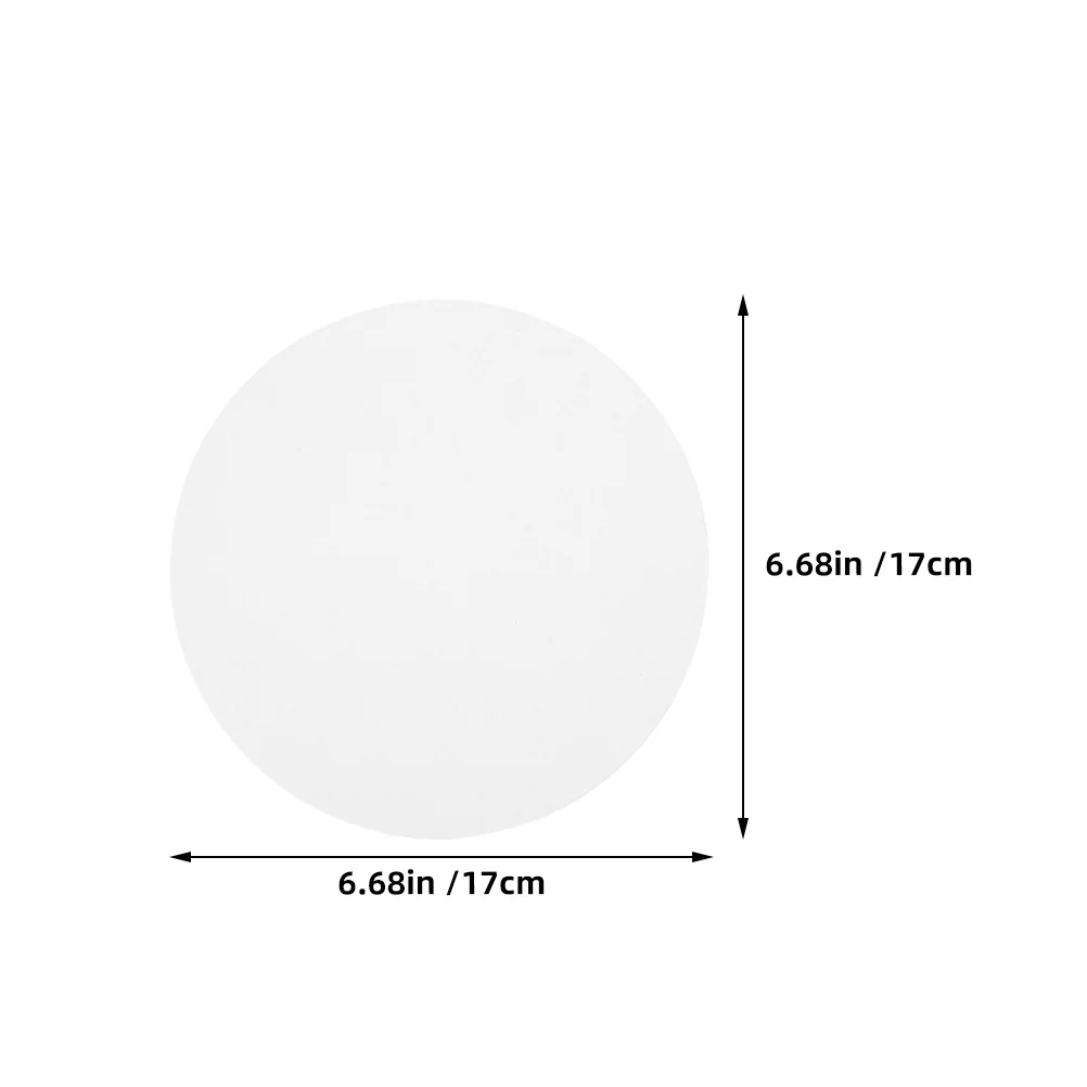 100 قطعة من أوراق الورق المقوى المستديرة للرسم، سطح أملس، متين وخفيف الوزن، مثالي للمشروعات الفنية اليدوية #6