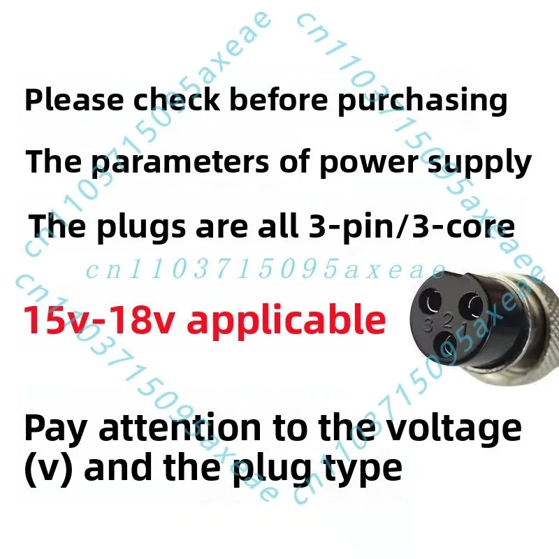 For yamaha mixer power adapter high power 1.4a dual 17v three-pin three-core neutral transformer pa-20 view 3