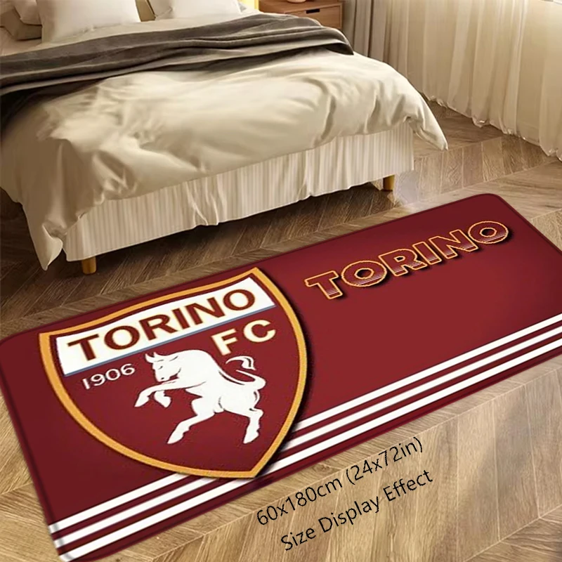 Alfombrillas de puerta, alfombra Interior para pies, alfombra de bienvenida para entrada, Club de fútbol Torino, alfombra suave para pasillo, alfombras de cocina, decoraciones para el hogar