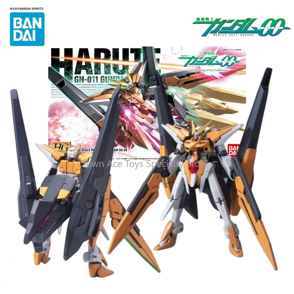 

Bandai Genuine Assembly HG GUNDAM 00 Gundam Harute 1/144 Action Manga Figures Trendy Toys Desktop Doll Holiday Collectible Gifts