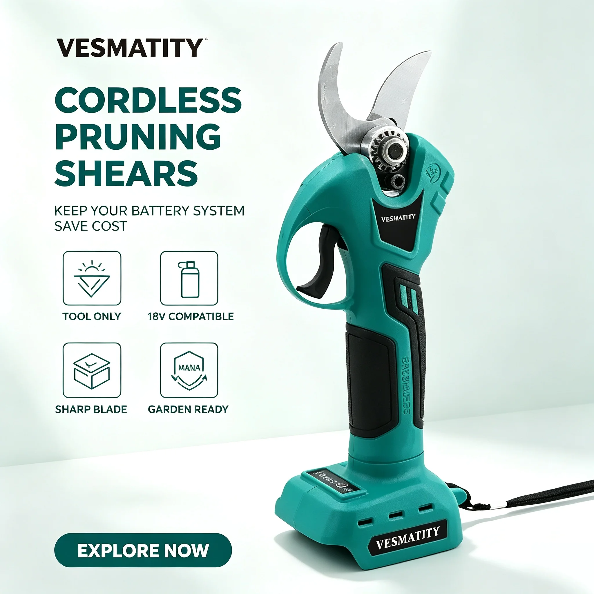 professional-garden-pruner-cordless-electric-shears-cutter-tool-high-performance-compact-for-18v-20v-batteries-portable