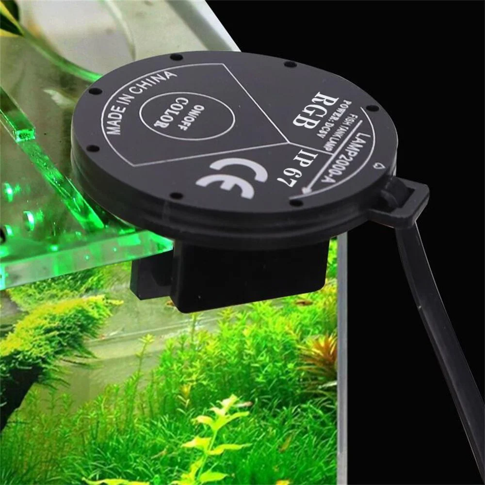 10W RGB LED Aquarium Fish Tank Light Clip-on DC5V USB LED Plants Grow Lights Aquatic Freshwater Aquarium Lamps IP67 Waterproof