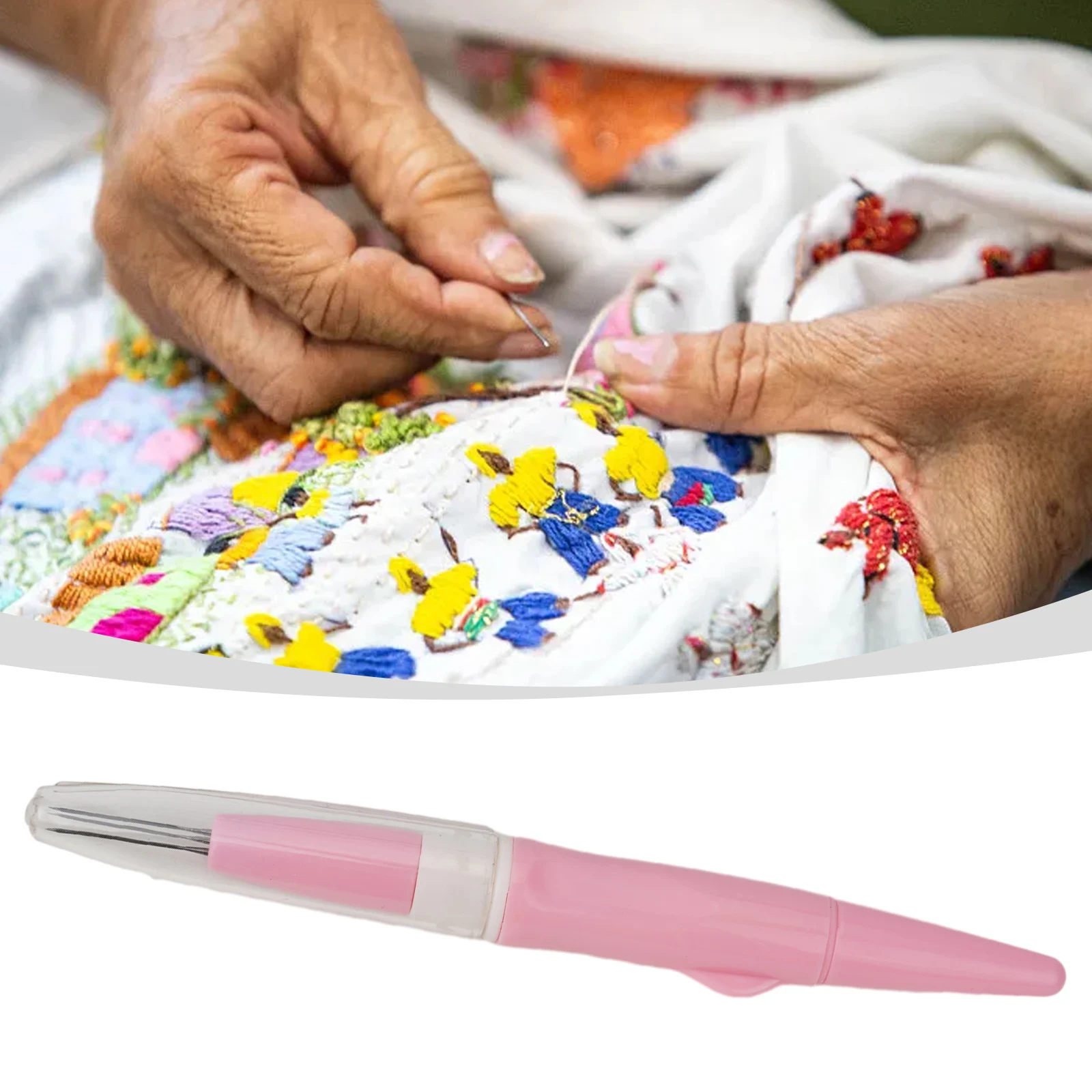 DIY Embroidery Knitting Tools Perfect for Beginners and Experienced Craftsmen Easy to Carry and Organize Protects Fabric 11