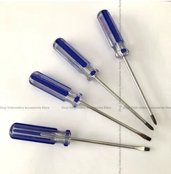 1PCS Needle Changing Screwdriver 13cm Flat and Cross Head Screwdriver Computer Embroidery Machine Accessories