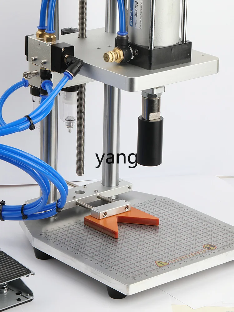 CXX Pneumatic Cap Plastic Oil Kettle Punching Cap Sealing Machine