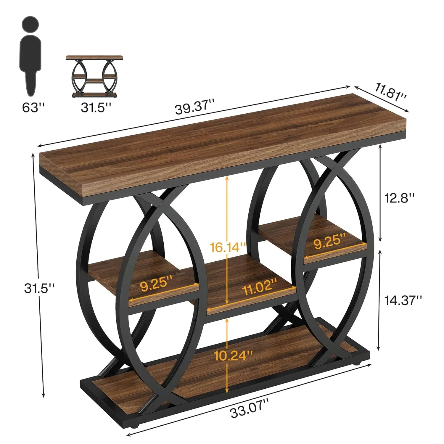 Thumbnail 2 - #7 Narrow Accent Tables Comparison Guide