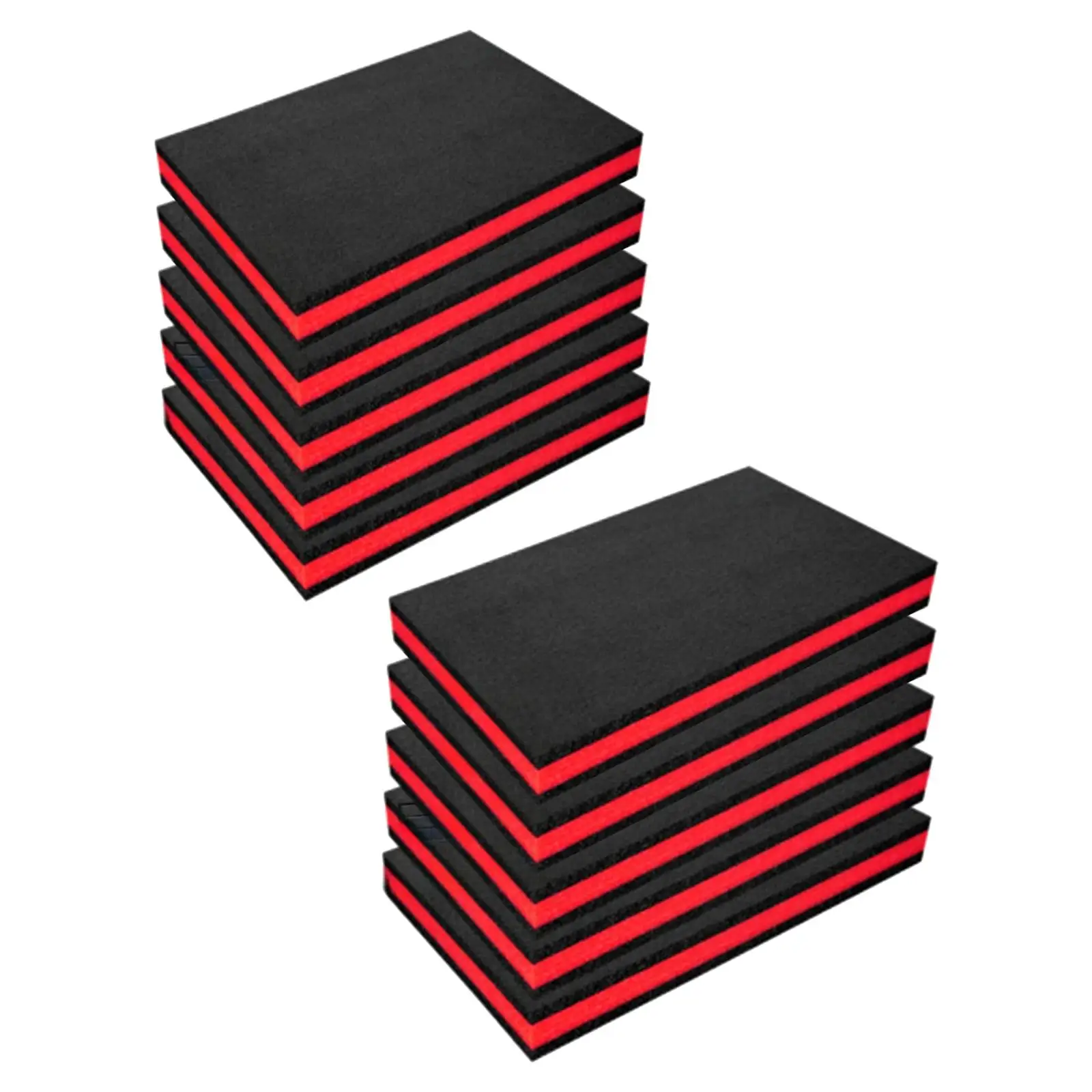 5 Pieces Tool Box Foam Insert Non Slip Tool Shadow Insert for Toolbox Hard Case Crafts Padding Tabletop Miniatures Transport