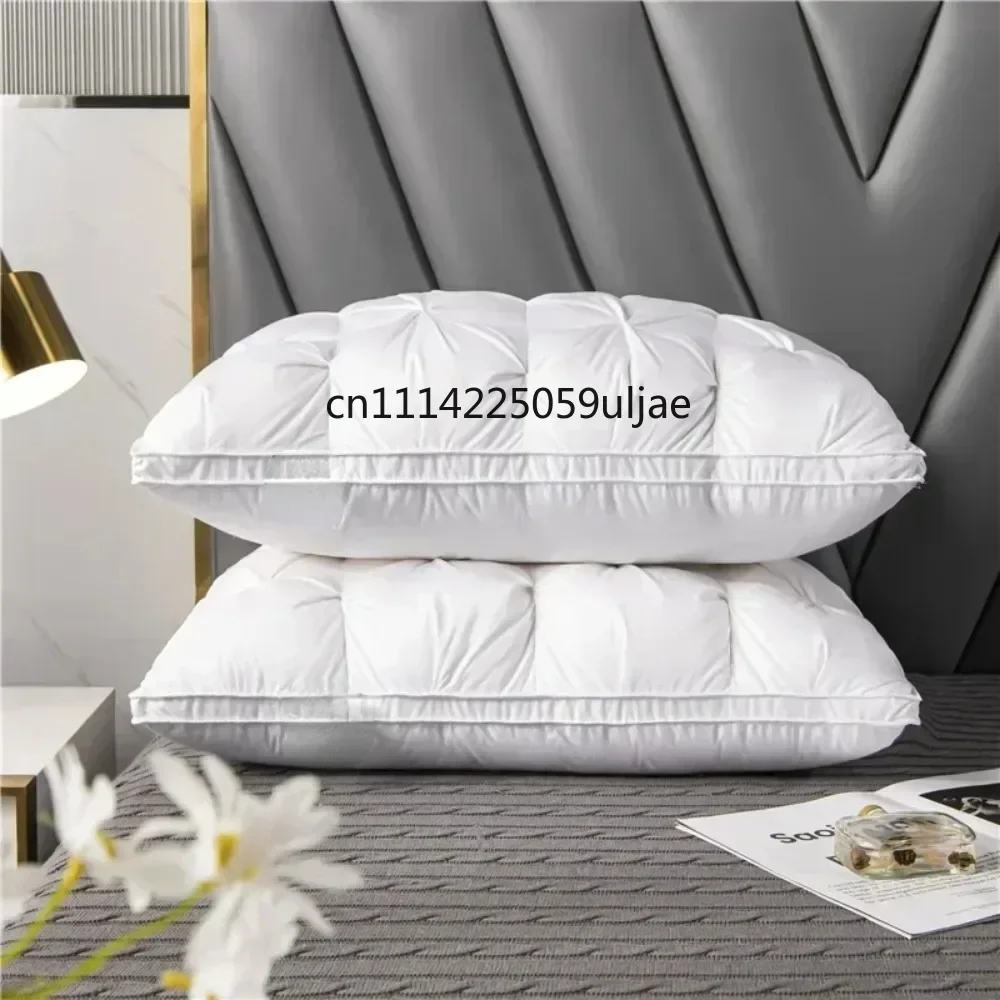 

Comfortable Pillows for Sleeping 5-star Hotel Pillow Three-dimensional Soft Bilateral Washed Solid Color Pillow Sleeping Pillows