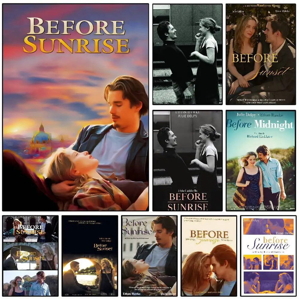 Классический романтический фильм B-Before трилогия постер HD липкая стена водонепроницаемый дом гостиная спальня бар эстетическое украшение