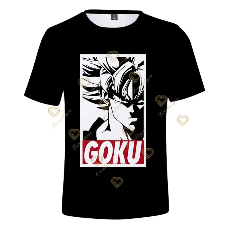 Dragon Ball Summer Fashion 3D Print T Shirts for Men Casual O-Neck Short Sleeve Oversized T-shirts Streetwear Anime Loose Tops