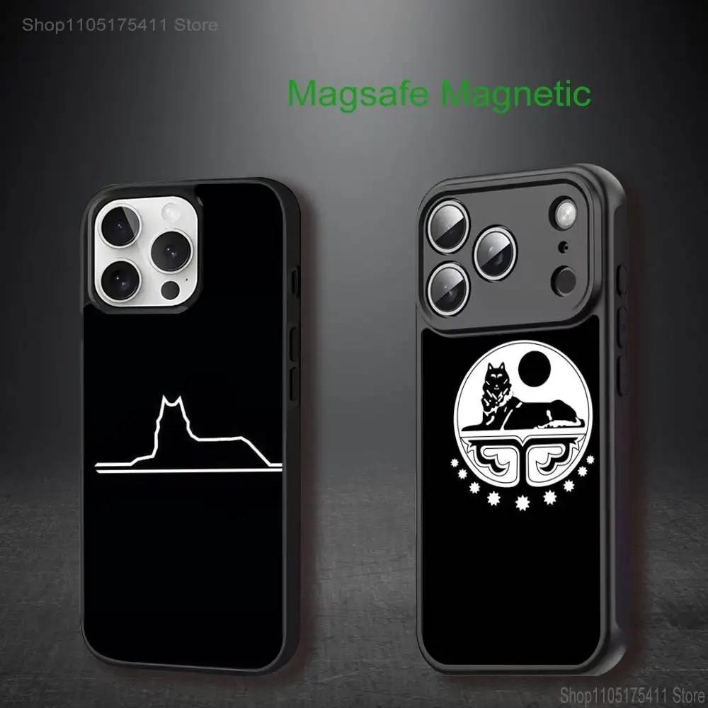 

ChechenS Coat of Arms Flag Phone Case For iPhone 17,16,15,14,13,12,11,Pro,Max,Plus,Mini,SE4,E Magnetic Magsafe Wireless Charging