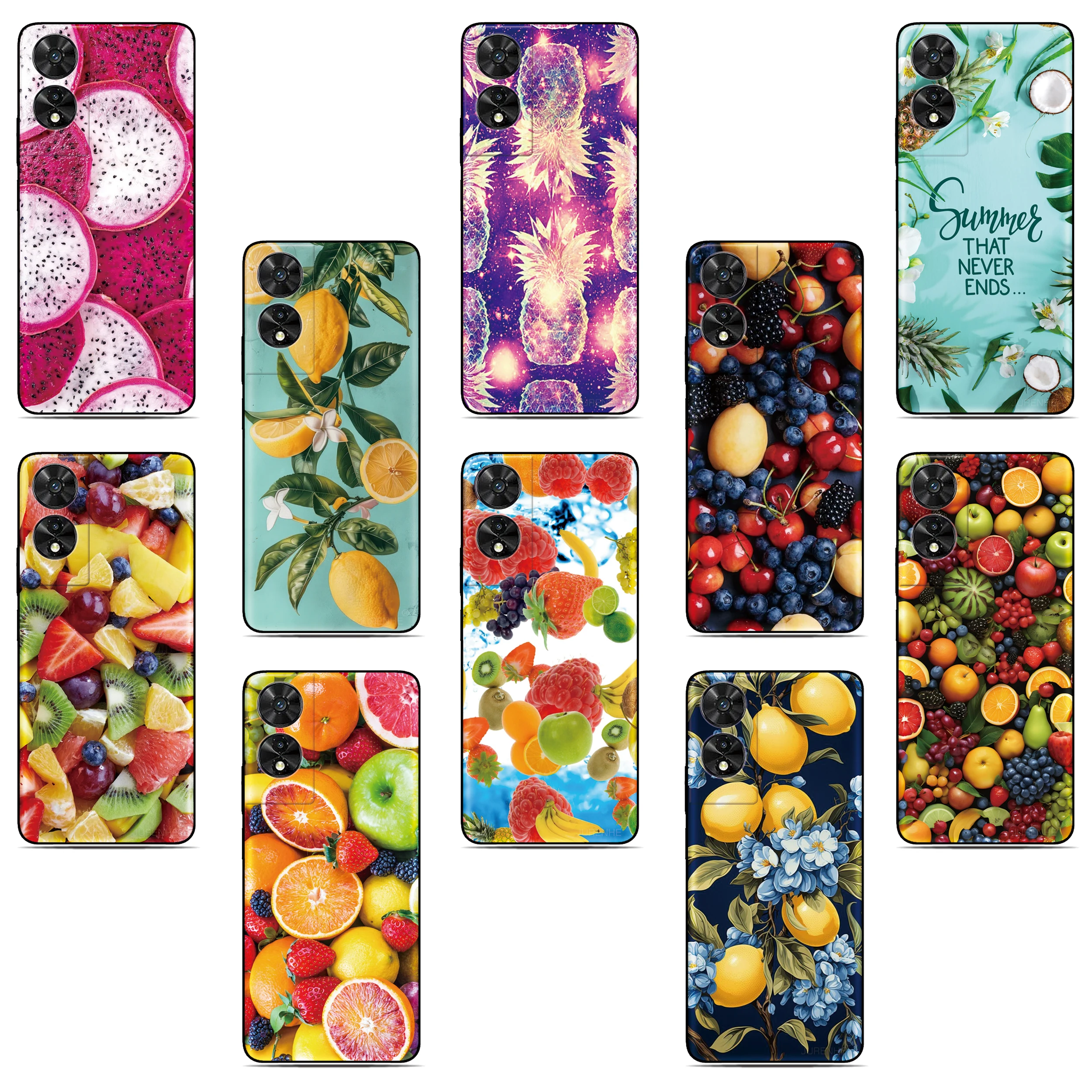 Чехол для телефона Fresh Fruit для Cubot X100 A40 A20 A10 Max 5 3 P80 P50 X70 X50 Note 60 50 21 Nothing CMF Phone 1 2 Pro 2a 3a Lite