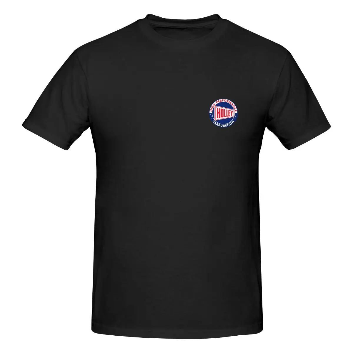 

High Quality 100% Cotton Holley High Performance Carburetion Logo Men's Basic Short Sleeve T-Shirt