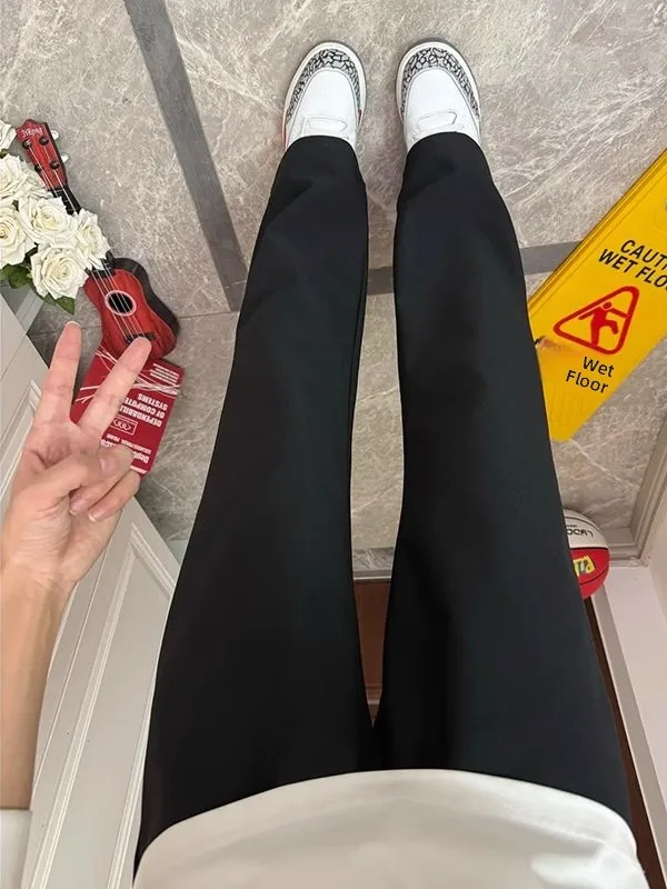 

Мужские летние спортивные брюки Bla Thin Qui Dry для активного отдыха, прямого кроя, свободные, удобные, с прямыми штанинами