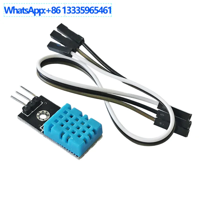 10Pcs For module with DuPont line, single bus digital temperature and humidity sensor DHT11 module electronic building block