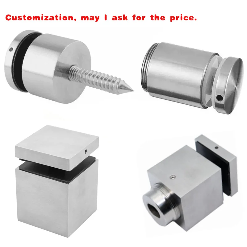 

на заказ.ZDCAST Регулируемая стеклянная стойка из нержавеющей стали с гаечным ключом, уличные стеклянные перила, лестницы