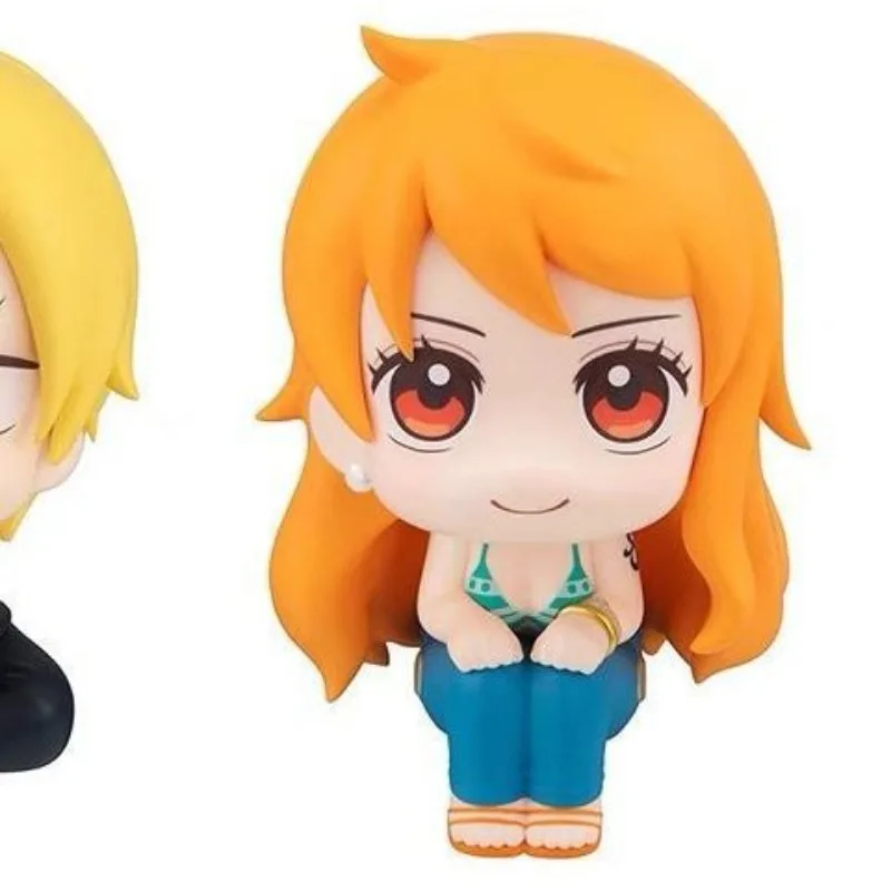 ルフィさんじゾロナミアクションフィギュア子供用,座位,かわいい人形,モデルおもちゃコレクション,デスクオーナメント,ギフト,1個