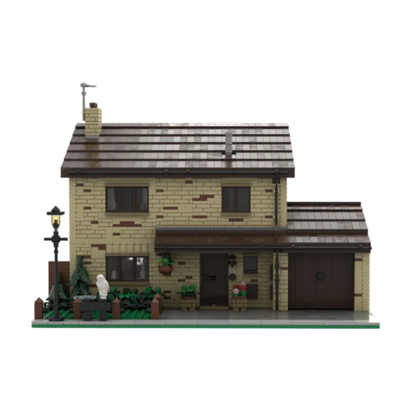 

Конструктор MOC 4 Privet Drive: Классический пригородный дом, модель уличной сцены, набор для сборки, коллекционный демонстрационный набор