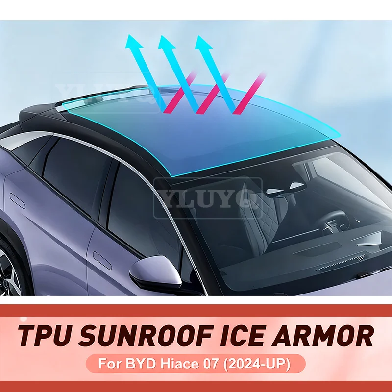 

TPU Ice Armor for BYD 07 Sealion 7 2024-2025 Heat Insulation Car PPF Accessories Pre-Cut Sunroof Protection Film