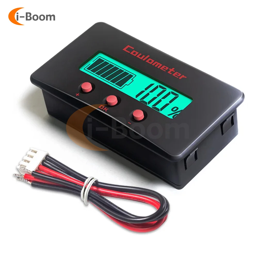 DC 8V~120V 10A Lithium Battery Coulometer Digital Voltage Current Meter Battery Capacity Tester Power Indicator PZEM-035