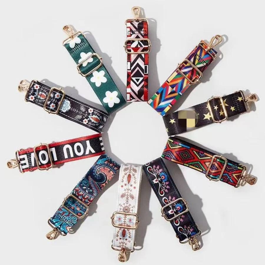 

Purse Strap Handbags Crossbody Women Adjustable Replacement Bag Belt Guitar Straps Printing Detachable Sling Shoulder Strap