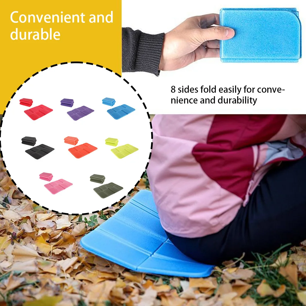 Portable Sitting Mat Moisture-Proof Foldable Camping Picnic Barbecue Seat Park Cushion Reusable Chair Outside Seating Accessory