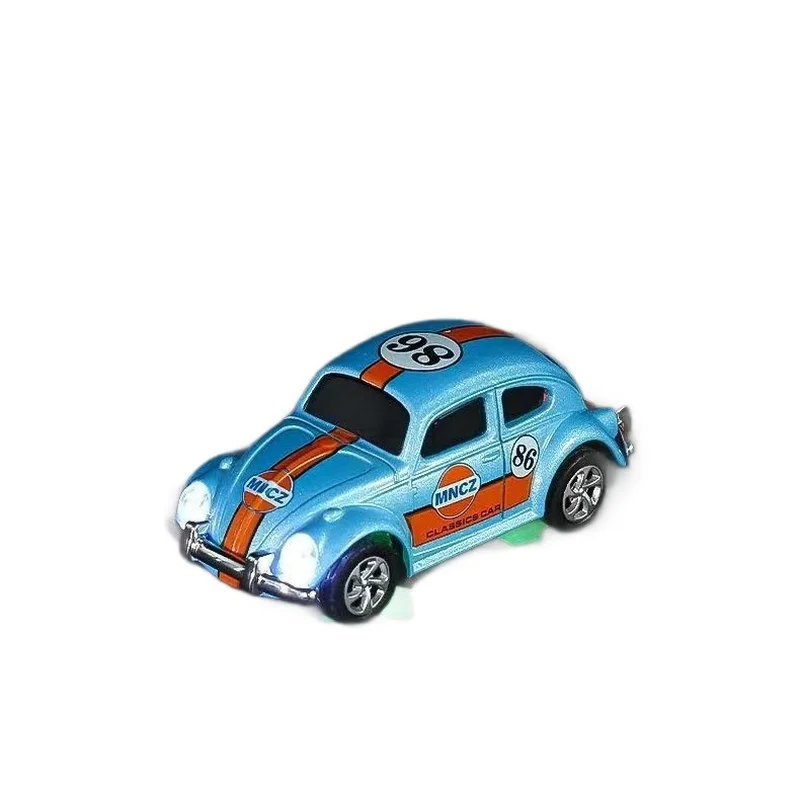 حار سيارة صغيرة RC ريترو بيتل 1/64 نموذج محاكاة مع ضوء لاسلكي للتحكم عن بعد لعبة هدية عيد للأولاد هدية عيد الميلاد