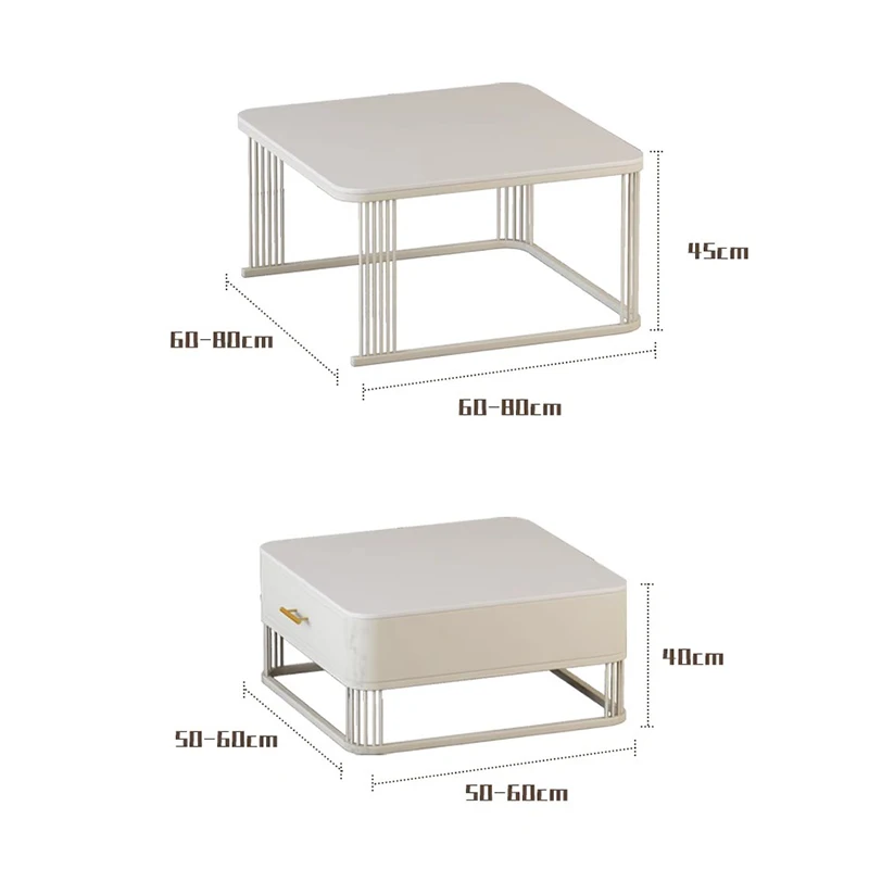 Couchtisch im minimalistischen Stil, Schubladen, Aufbewahrung, nordisches Design, Couchtisch, moderne, einzigartige Stolik Kawowy Wohnzimmermöbel