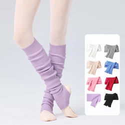 Girls Women Dance Leg Warmers Knitted Ballet Leg Warmers Warm Ballet Socks for Dancing Daily Wear Gym Fitness Dance Accessory