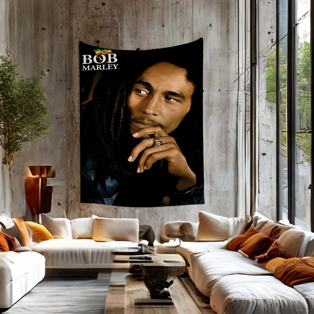 

Bob Marley Poster Anime Hippie Wall Hanging Tapestries Art Science Fiction Room Home Decor Kawaii Room Decor