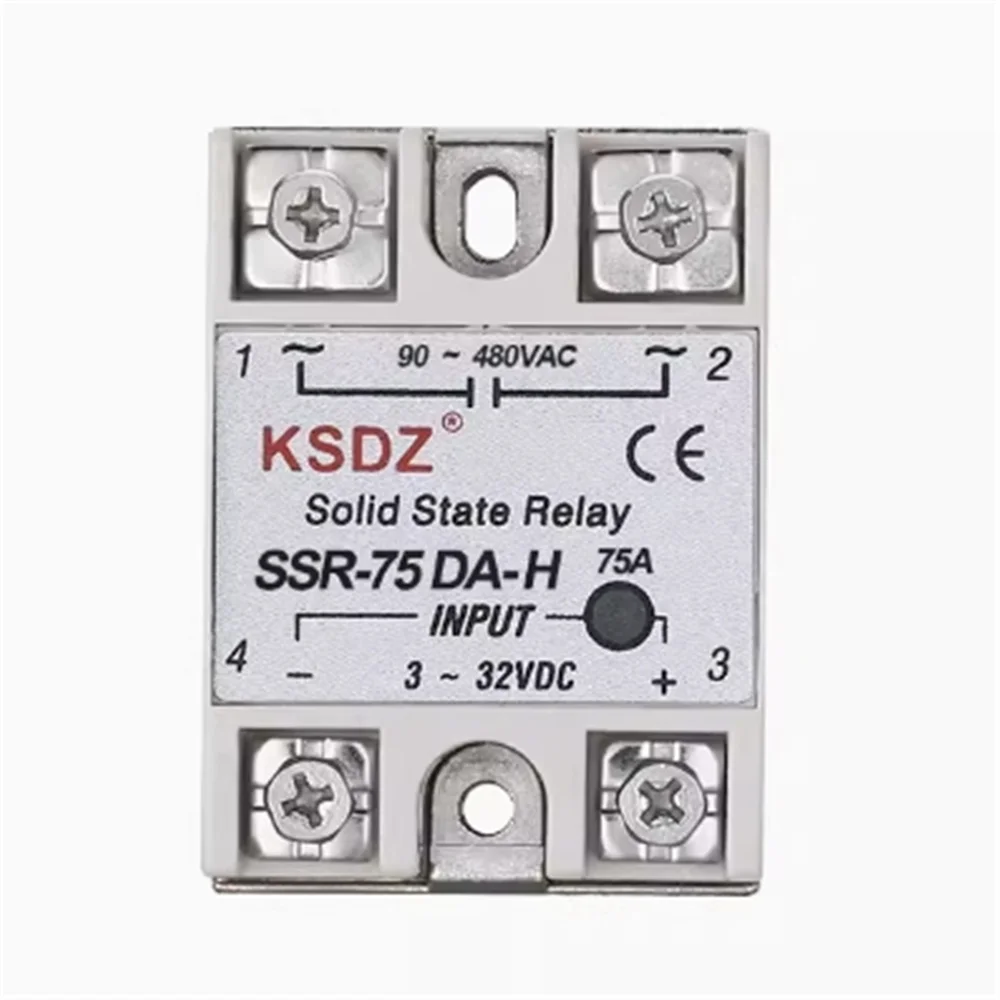 Single phase solid-state relay SSR-10DA-H SSR-25DA-H SSR-40DA-H SSR-50DA-H SSR-60DA-H SSR-75DA-H