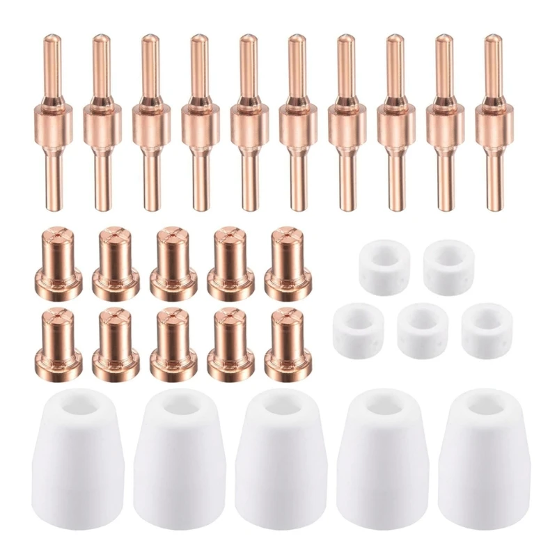 

Portable Plasma-Cutter Electrodes Nozzle Accessories Fit for CUT-40 LGK-40 PT-31 Dropship