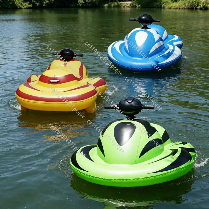 Children's Electric Inflatable Motorboat Water Park Single Electric Boat Yacht Kadin Boat Fishing Boat
