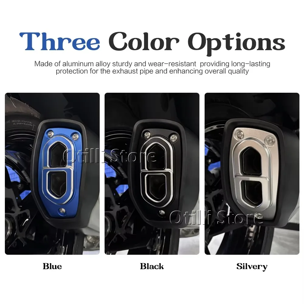 

New Exhaust Hood Guards Covers For BMW R 1300RT R1300RT 2025 2026 Motorcycle Exhaust Pipe Tail Decorative Protection Cover Cap