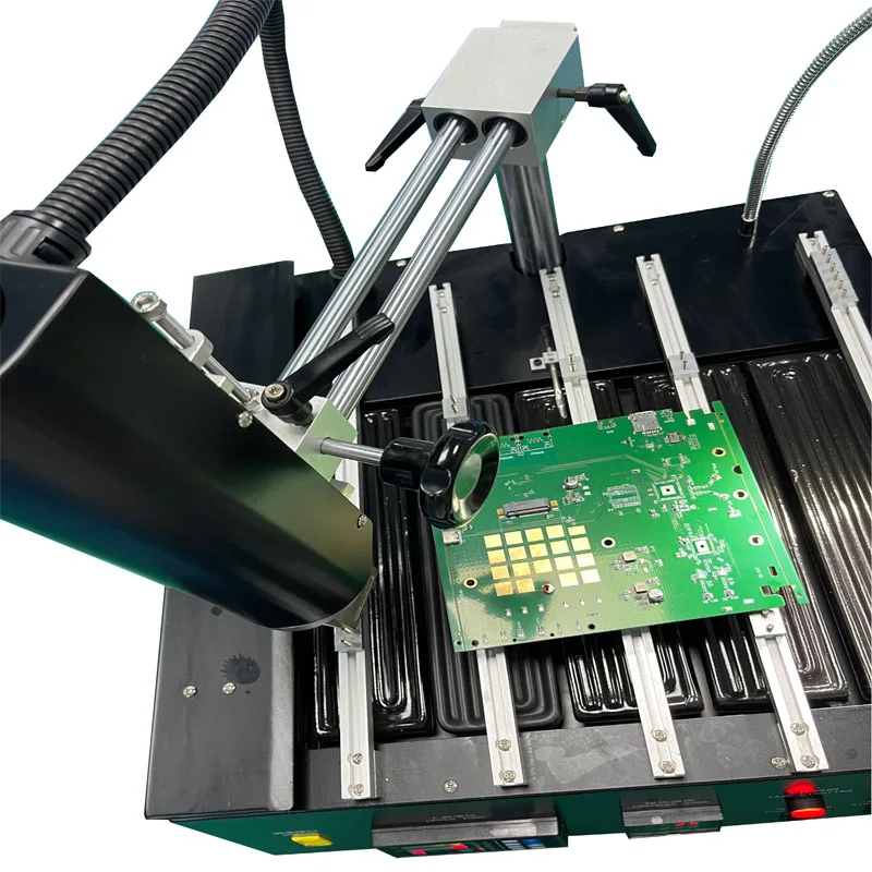 Automatic LV-02 BGA Rework Station 4800W With CCD Alignment System and HD Touch Screen Welding Equipment