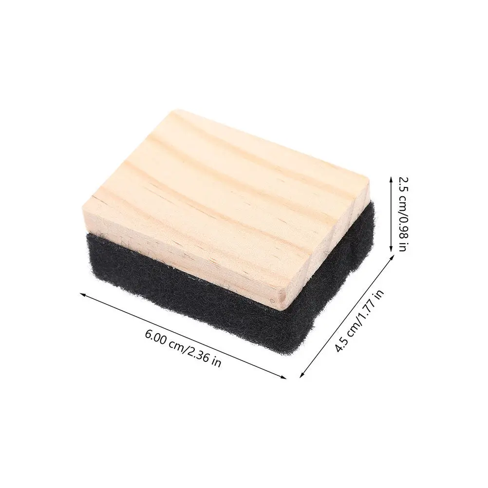 4Pcs Blackboard Erasers Mini Wooden Dry Erase Erasers Versatile Whiteboard Cleaning Tools for Classroom Office Use Portable
