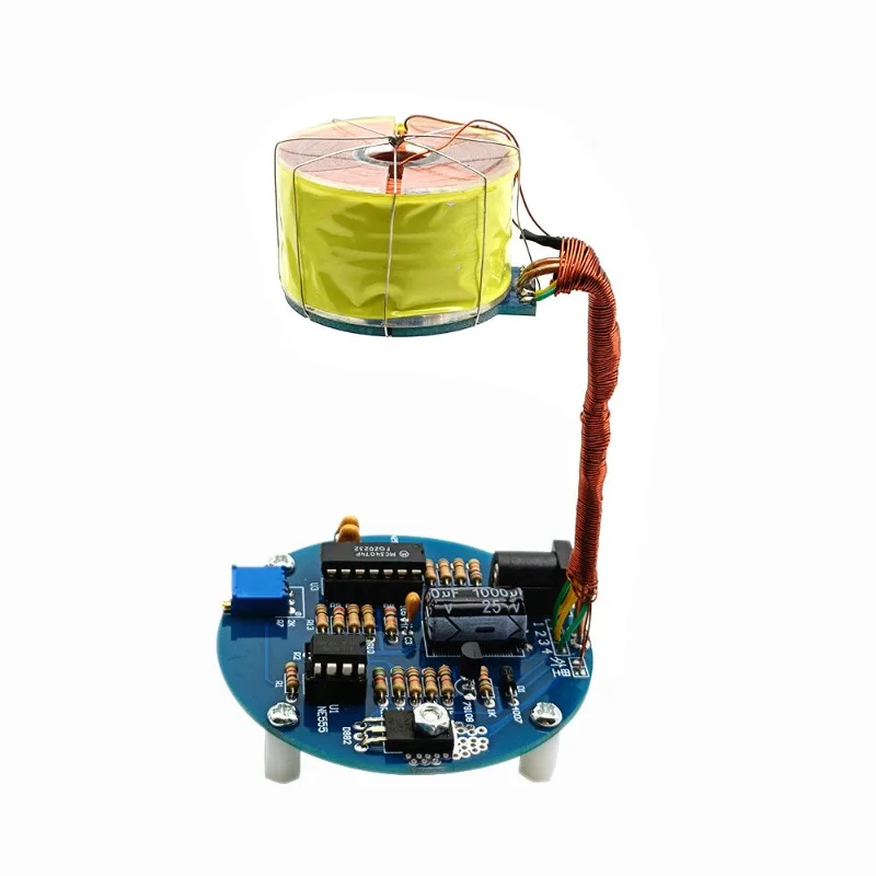 DC12V Pull-UP Magnetic Levitation Electronic Production Learning Kit Intelligent Magnetic Levitation Coil Electronic DIY Kit