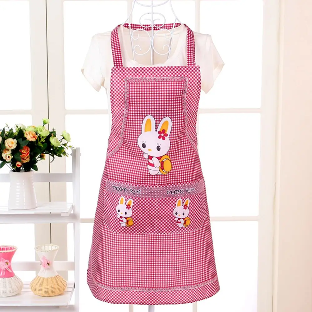 Cloth Protect With Double Pocket Sleeveless Household Cleaning Aprons For Adults Lady Women Kitchen Supplies Cooking Apron