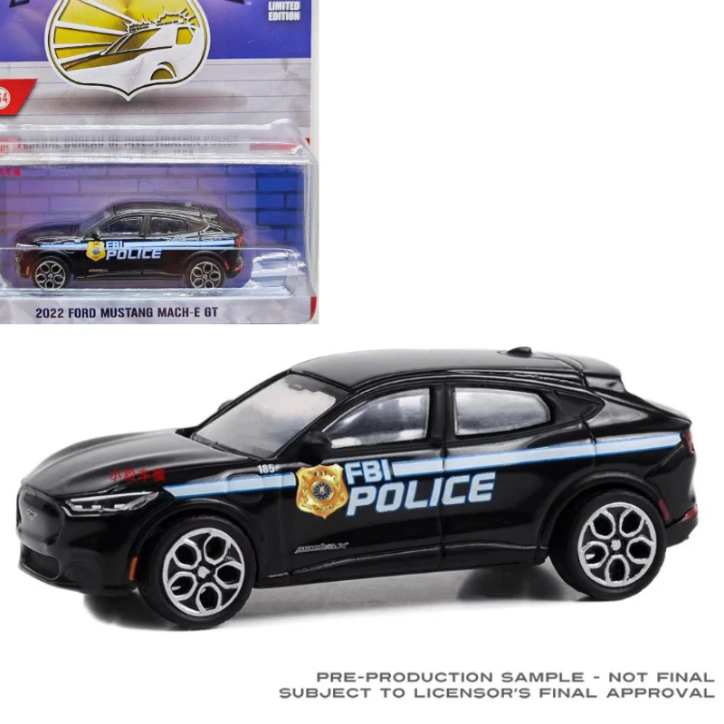

Greenlight 1:64 Специальное издание с отслеживанием тепла — модель Mustang Mach43025-F 2022, ограниченная серия, Коллекционная настенная подвеска, подарок