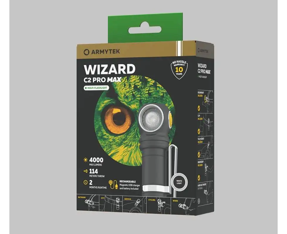 Imagem -04 - Armytek-farol Magnético Usb Wizard c2 Pro Max