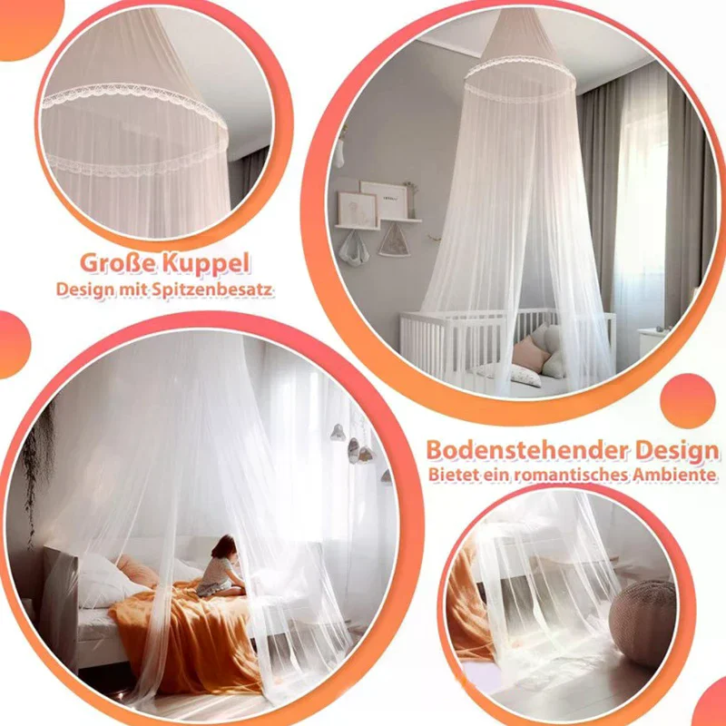 Mosquito Mesh Net For Bed Canopy Large Dome Mosquito Net Hanging Bed Net Tent Hanging Fly Insect Repellent Dome Tent Bedding