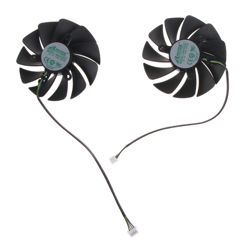 4Pin 12V GPU กราฟิกการ์ดพัดลมระบายความร้อน VGA Cooler สำหรับ ZOTAC GAMING GeForce 3060 3060 Ti Twin OC การ์ด